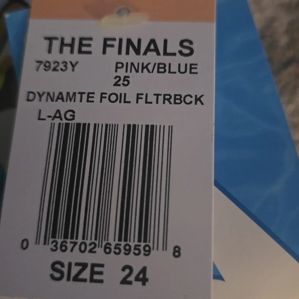 TYR The Finals Youth Girls Dynamite Foil Swimsuit Flutterback  - Size 24 New